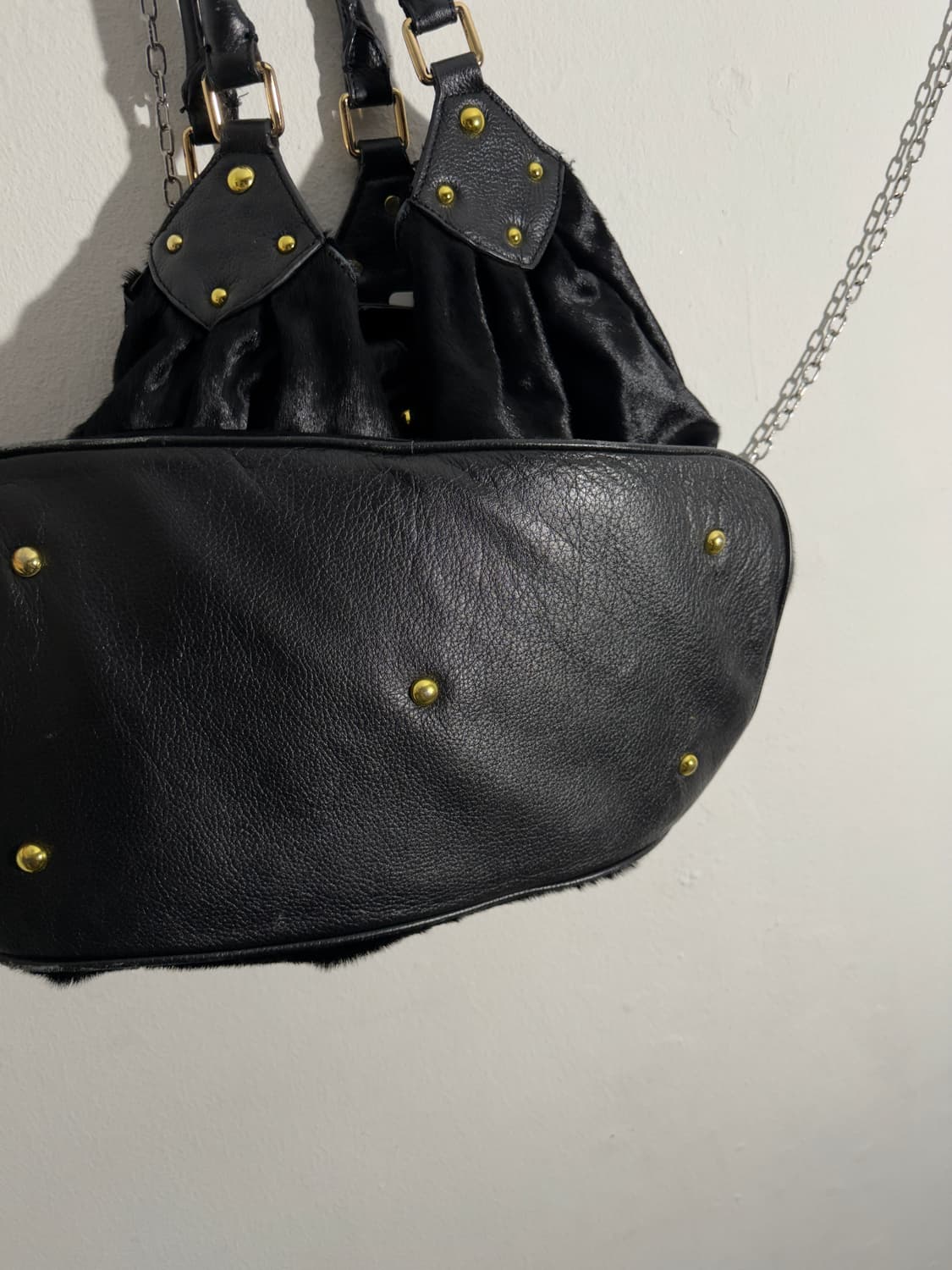 이탈리안 송치 골드 스터드버클 헬멧 백 상품이미지6