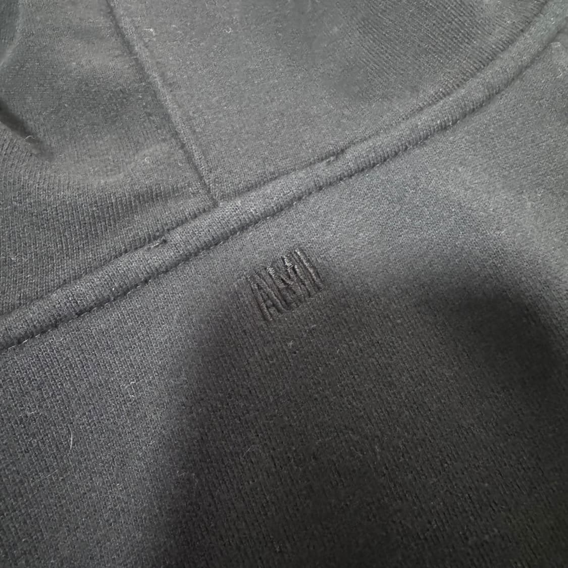 정품 아미 블랙 후드티 상품이미지3