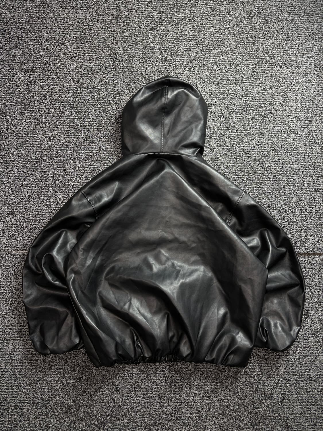 빈티지 아카이브 비건레더 후디 점퍼 자켓 2198 상품이미지4