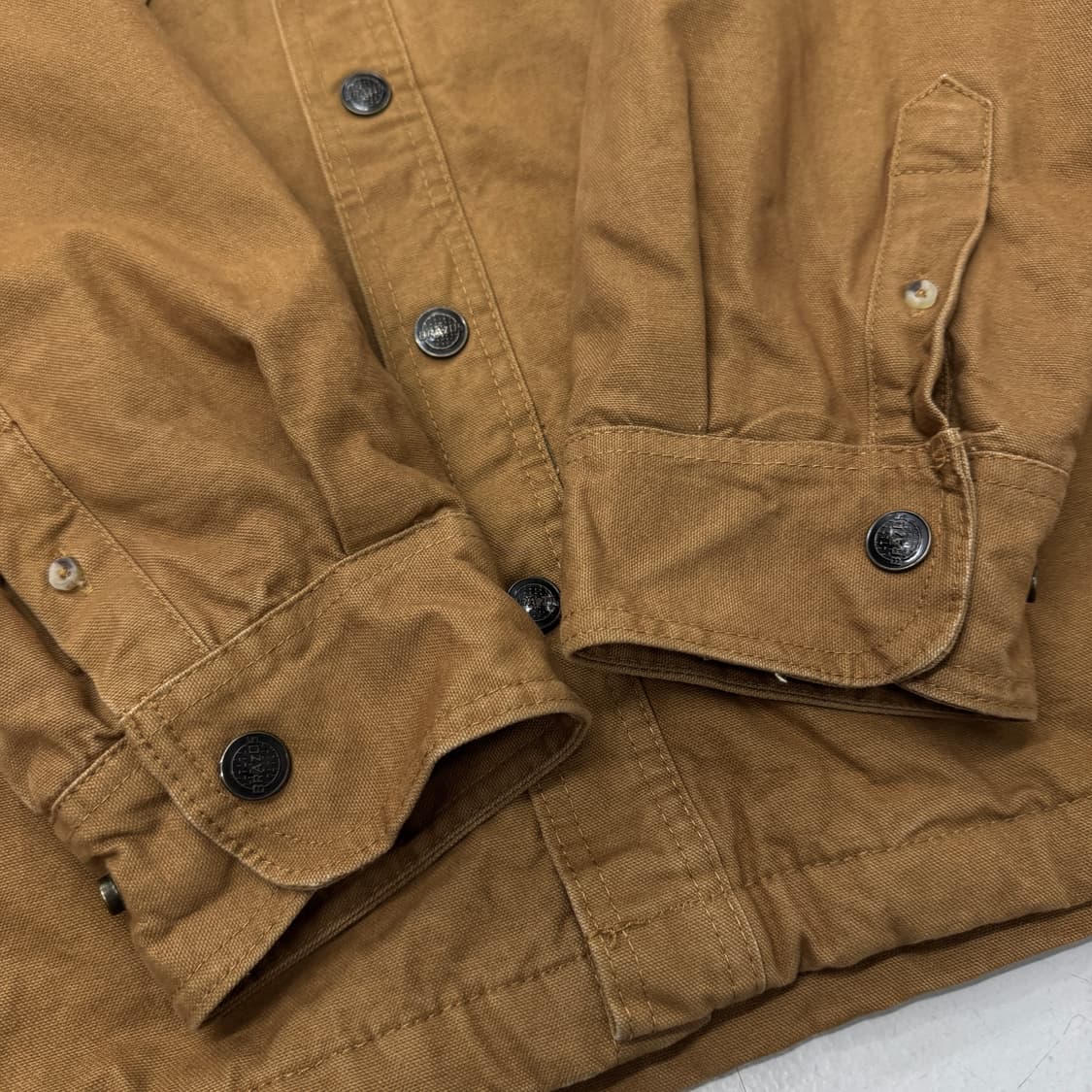 워크웨어 빈티지 리얼트리 안감 셔츠형 캔버스 워크자켓 상품이미지4