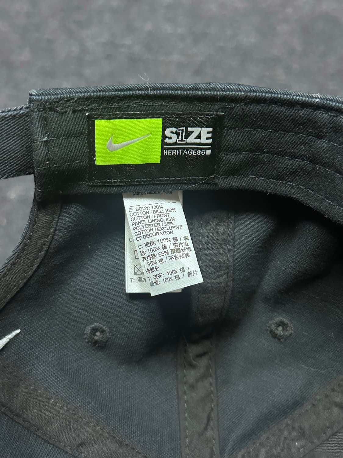 Nike 헤리티지 H86 Korea Cap Black 상품이미지6
