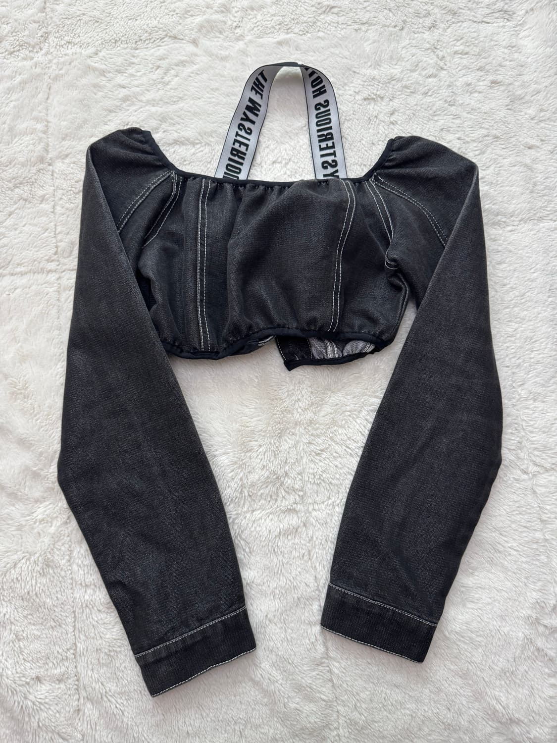 더미스테리어스호텔 리워크 데님 탑 상품이미지2