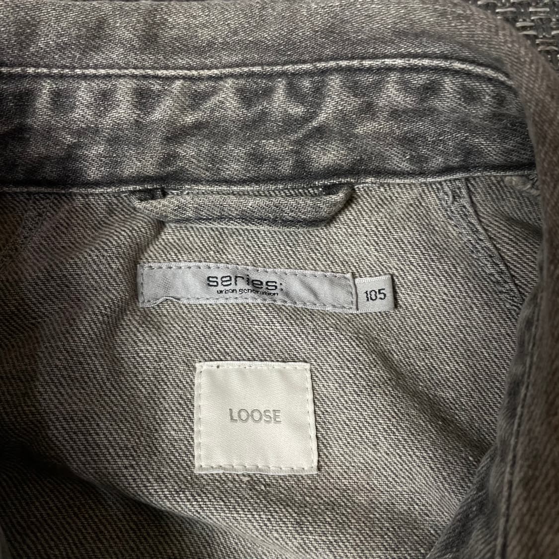 시리즈 그레이 디테일 데님 자켓 105 상품이미지4