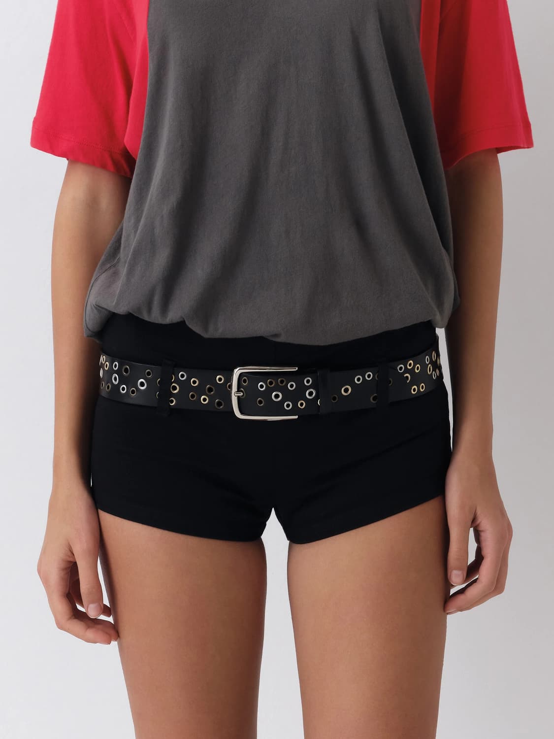 (XS,S,M) 기마구아스 Steve 티셔츠 / 그레이 레드 상품이미지5