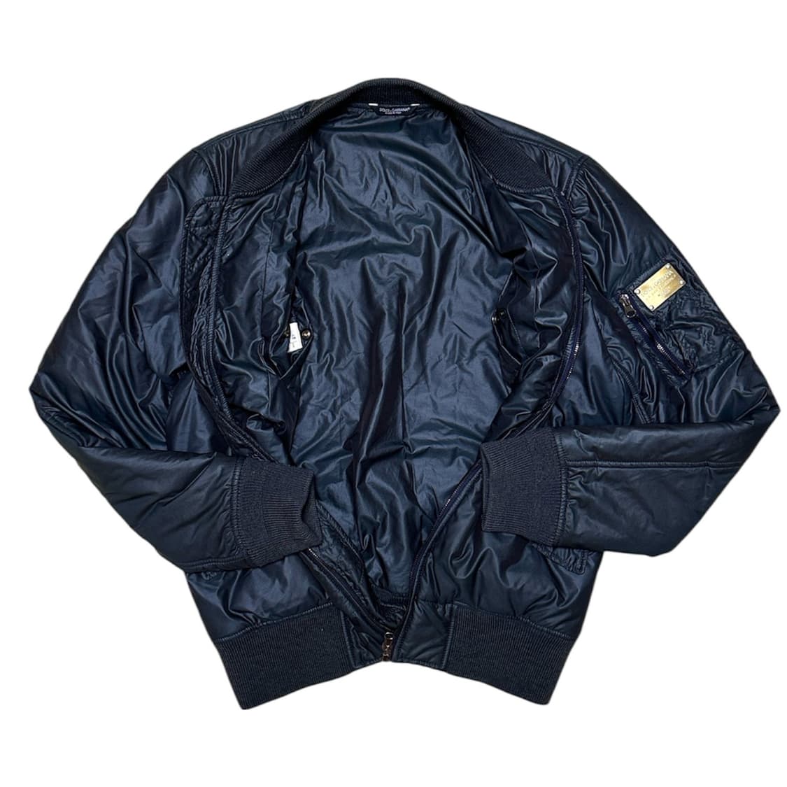 Dolce&Gabbana Logo Plate Bomber Jacket 상품이미지6