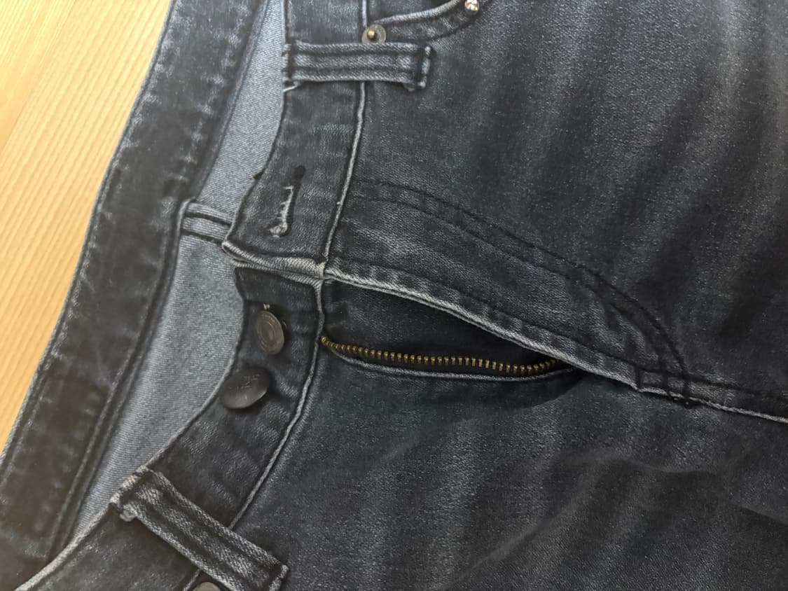 별 포인트 데님 부츠컷 상품이미지4