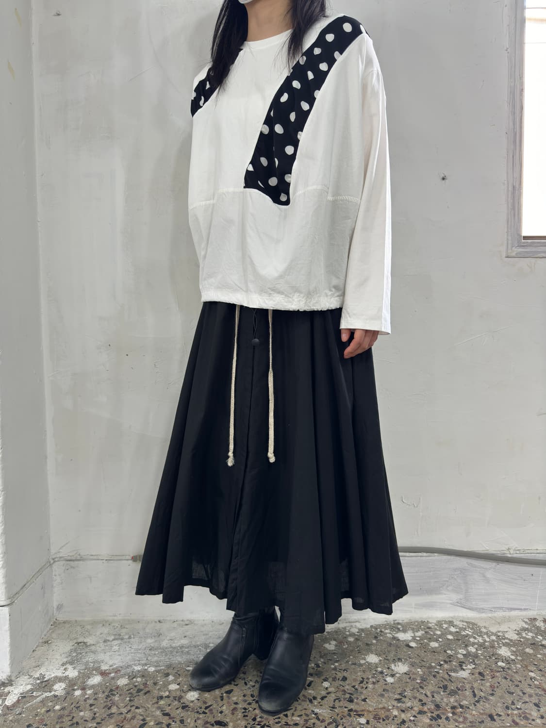 cotton long skirt 상품이미지3