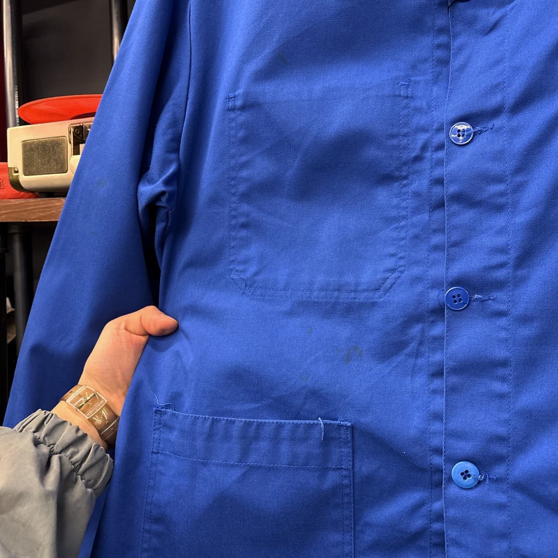 70~80s 프렌치 워크 자켓 / 빈티지 초어 자켓 워크 웨어 N799 상품이미지5