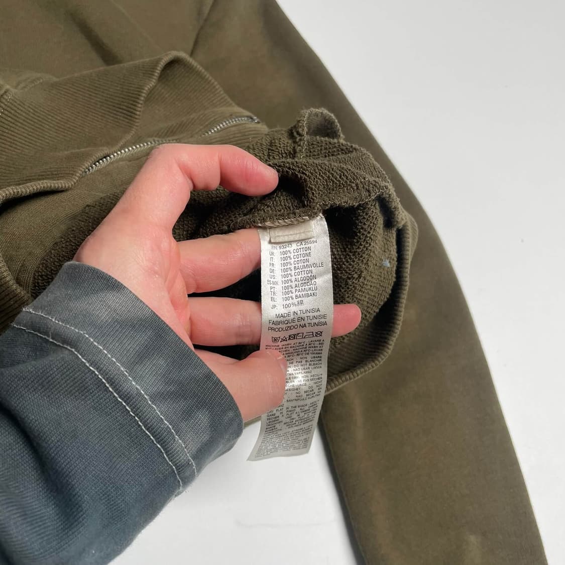 Diesel 롱 지퍼 집업 후드 상품이미지7