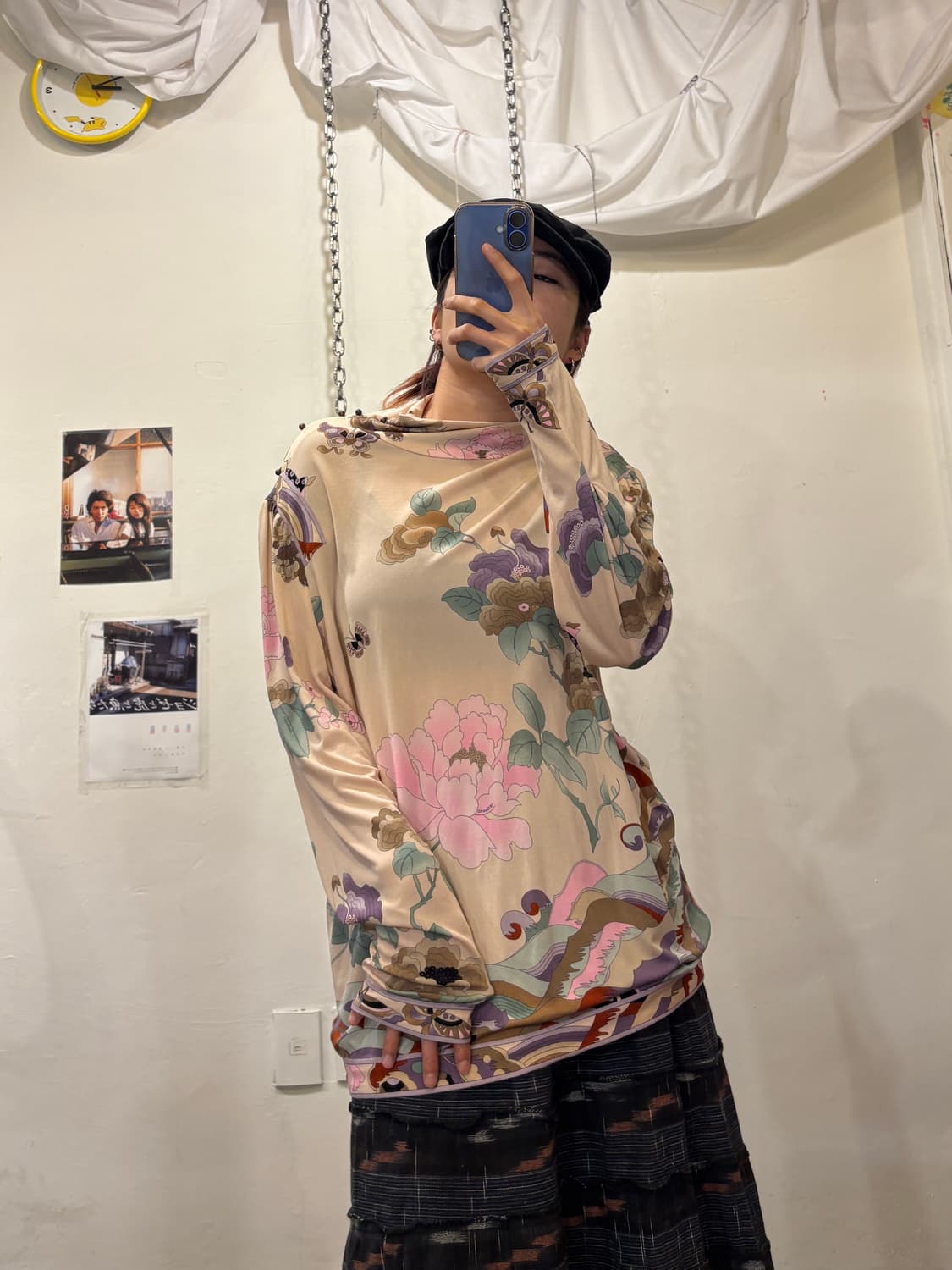 leonard 레오나드 살구색 오리엔탈 탑 상품이미지5