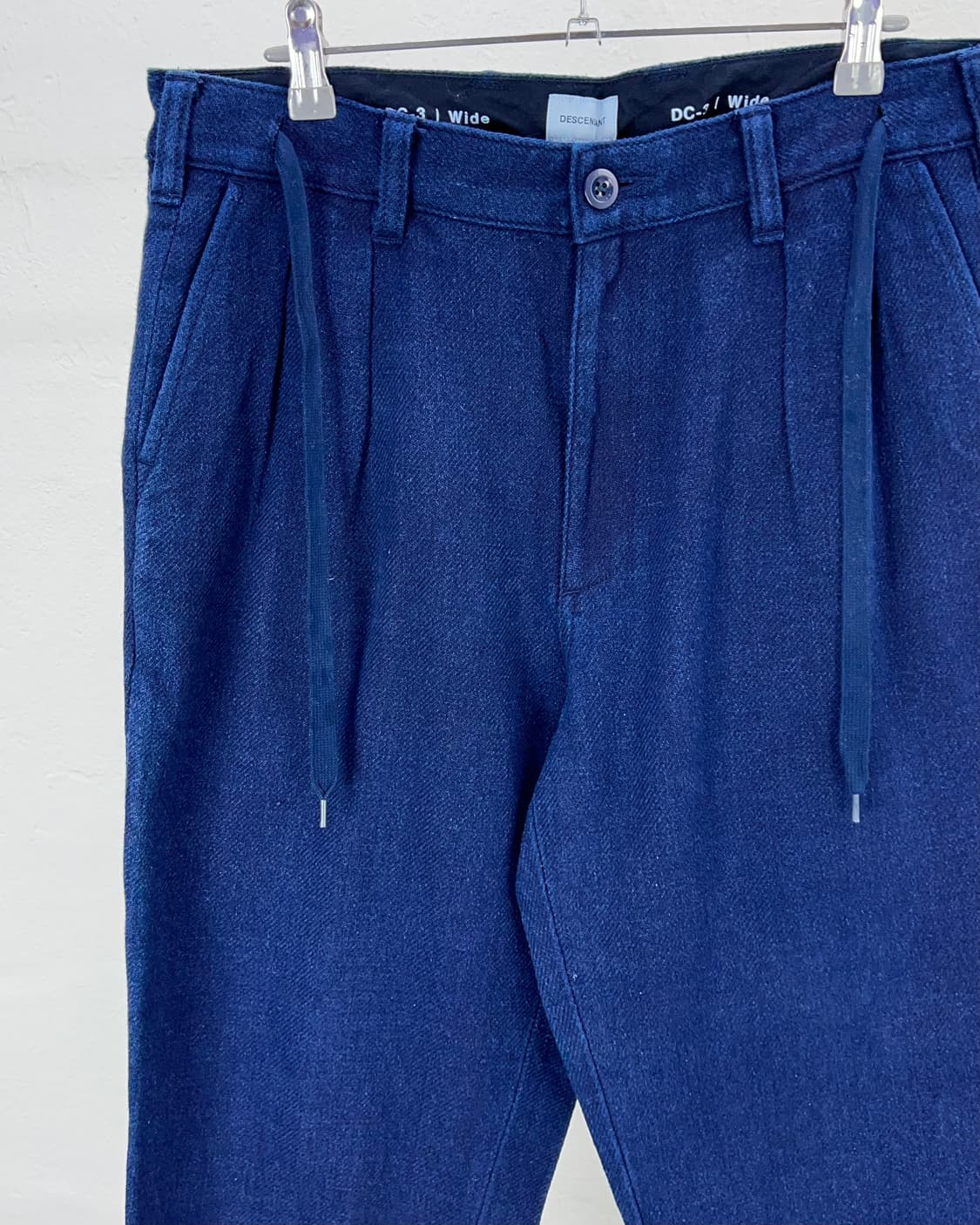 디센던트 인디고 블루 실링 드로우즈 치노 코튼 팬츠 상품이미지2