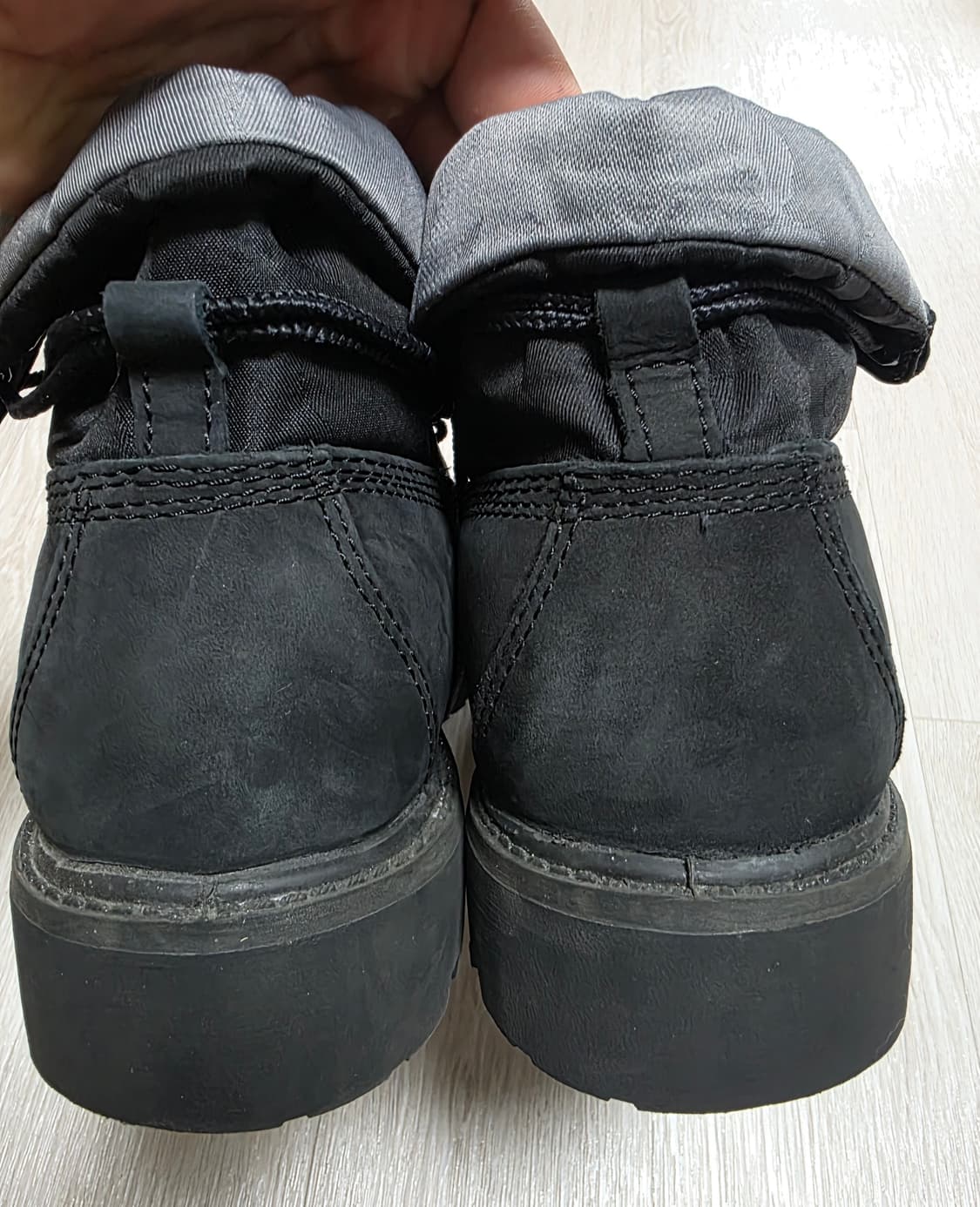 [250~255]팀버랜드 6인치 블랙 롤탑부츠 상품이미지5