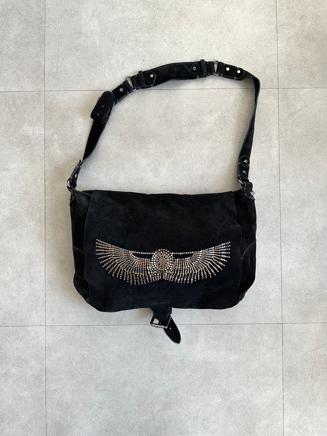 자딕앤볼테르 스웨이드 스터드 레더백 상품이미지1