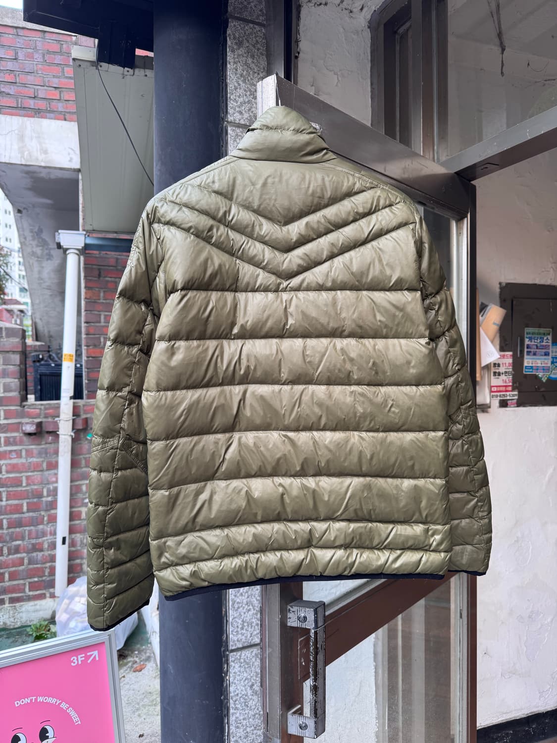 Diesel 디젤 카키 다운 푸퍼 자켓  상품이미지8
