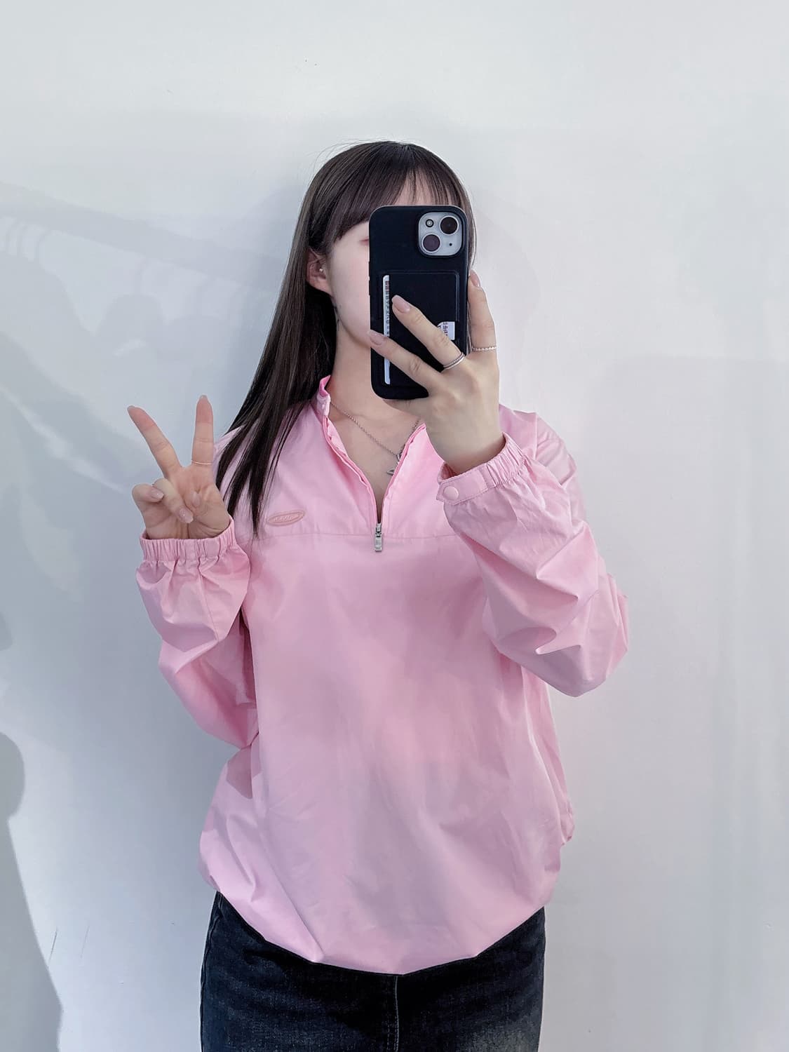 본더치 베이비핑크 아노락 상품이미지2