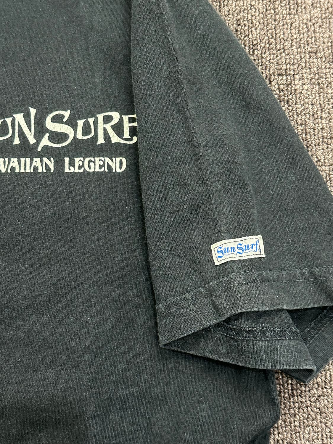 M)SUNSURF vintage 백프린팅 반팔 티셔츠 상품이미지3