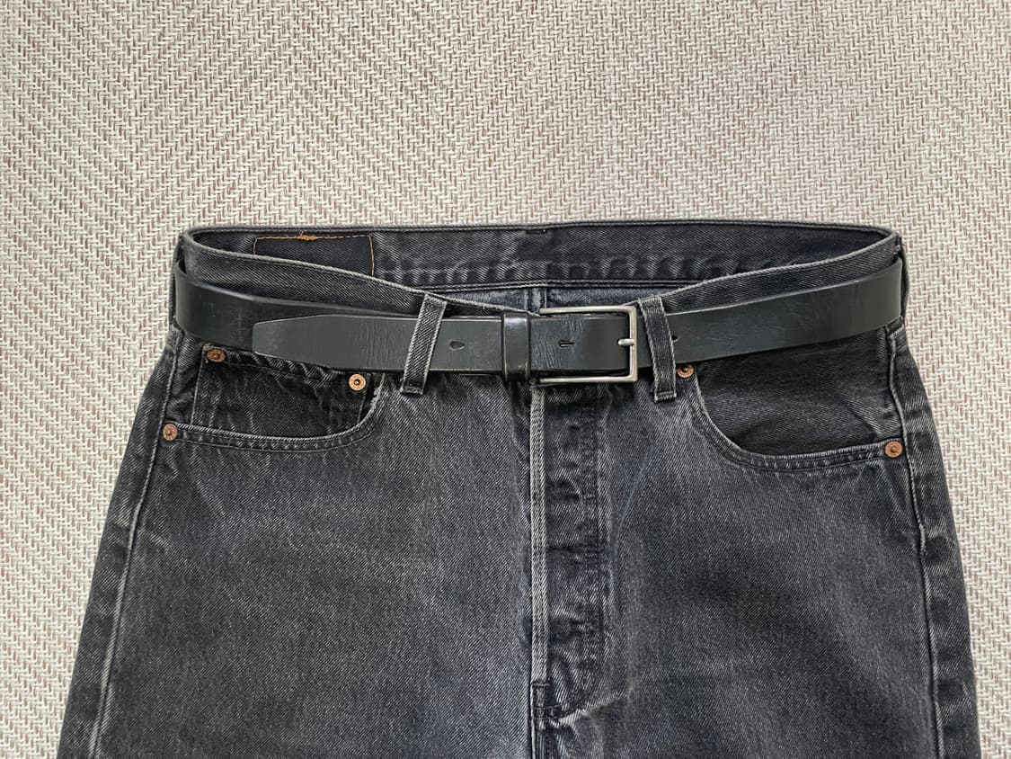 빈티지 genune leather 버클 레더벨트  상품이미지1