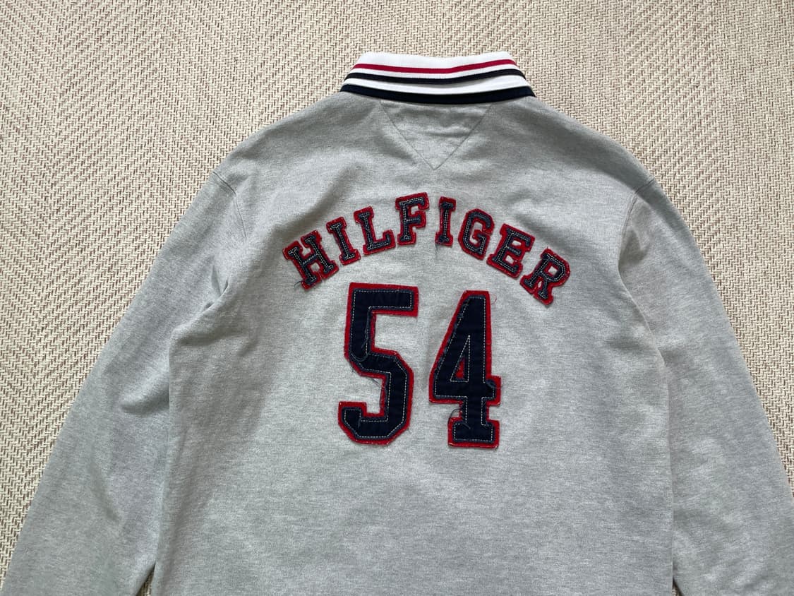 Tommy 타미힐피거 54 럭비 카라 아이비 긴팔티셔츠  J04350 상품이미지2
