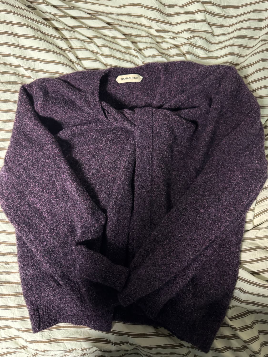 나마체코 노티드 가디건  상품이미지1