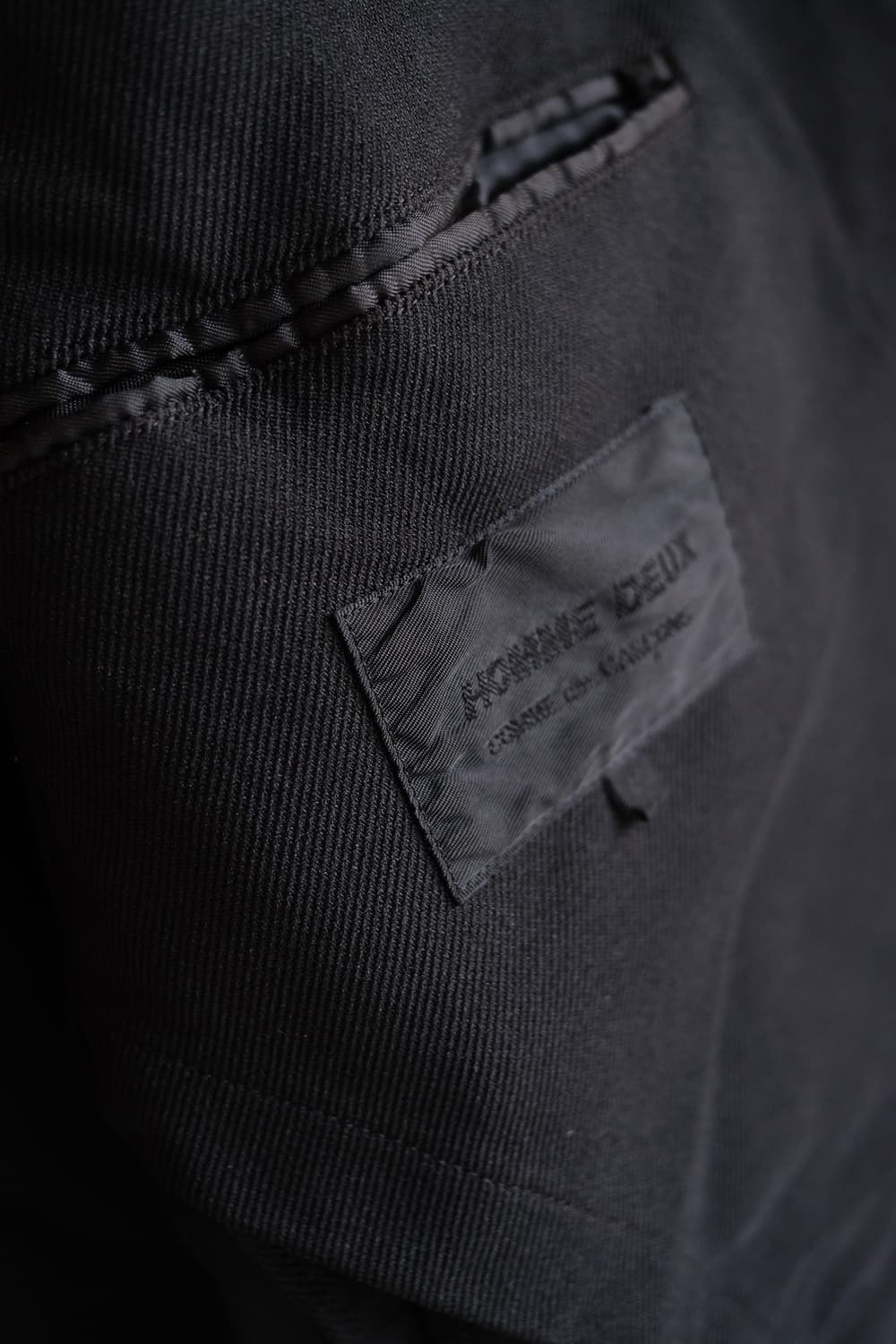 Double lapel shrunken poly tailored jack 상품이미지7