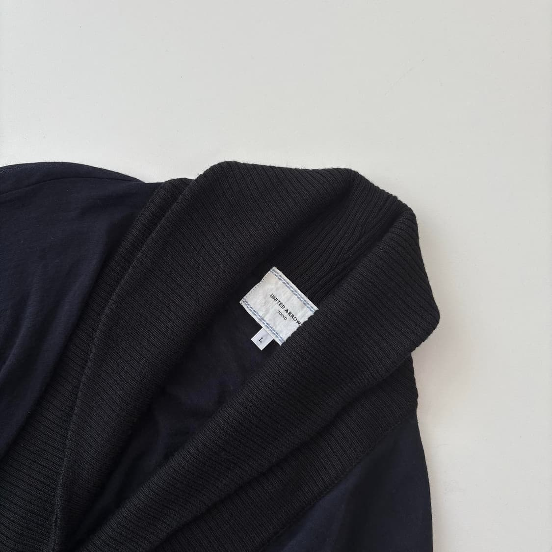 유나이티드 애로우스 숄 칼라 시어 가디건 상품이미지3