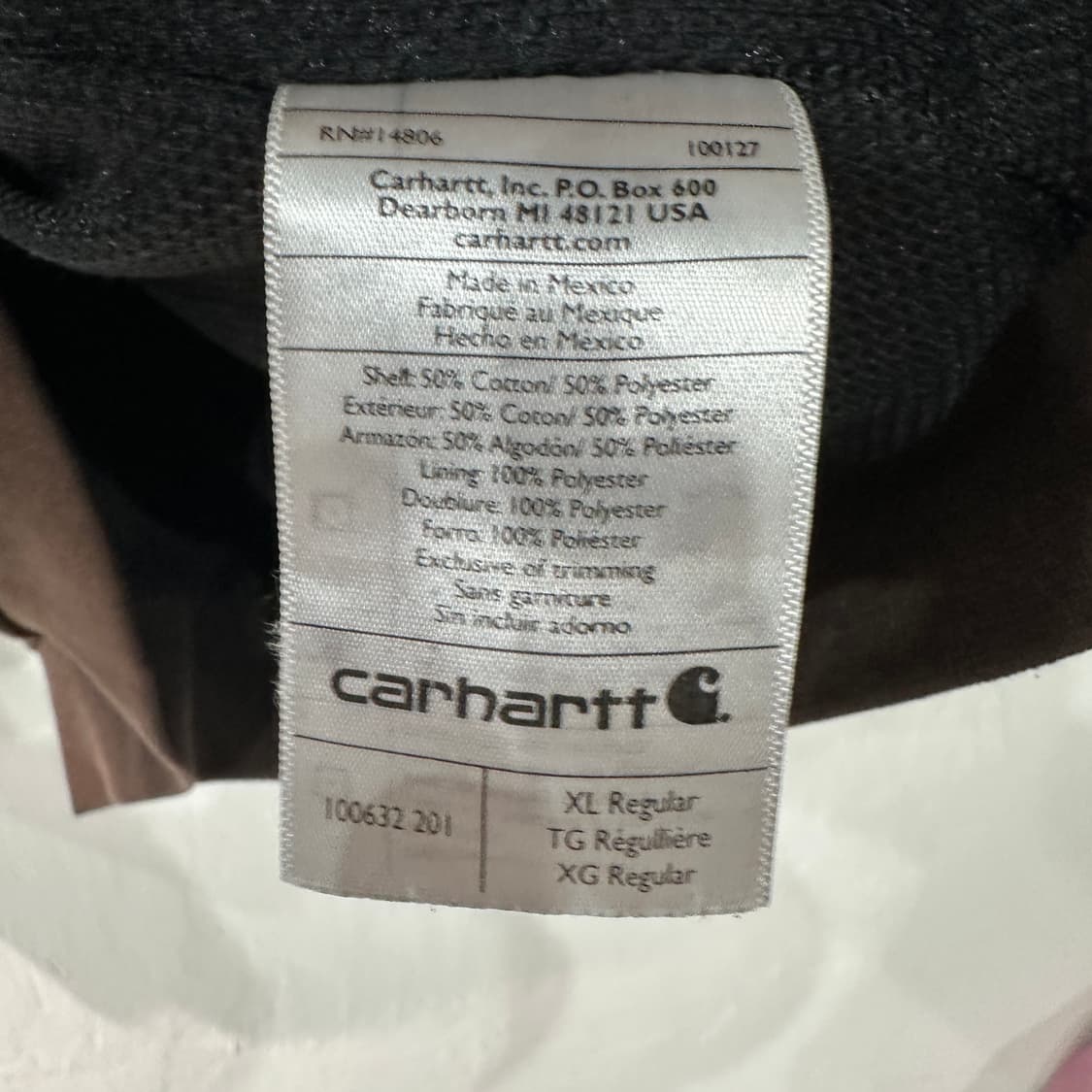 칼하트 써멀 후드집업 XL 상품이미지4