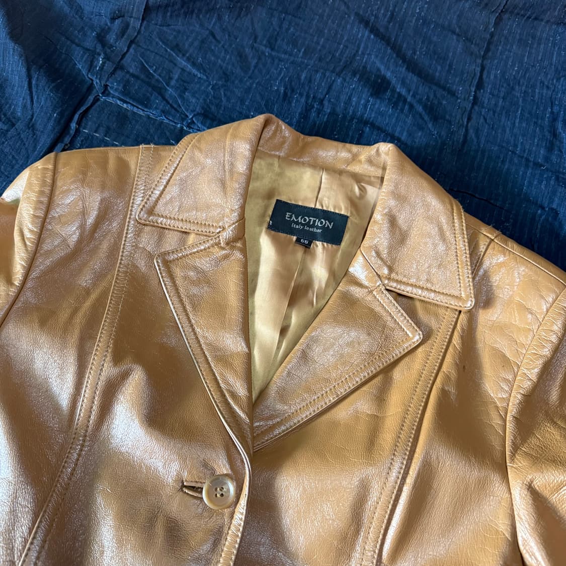 이모션 카우하이드 벨티드 싱글 코트 55-66 상품이미지2