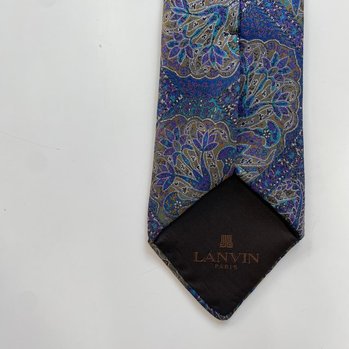 랑방 페이즐리 정품 명품넥타이 (LANVIN) 8.3cm 상품이미지7