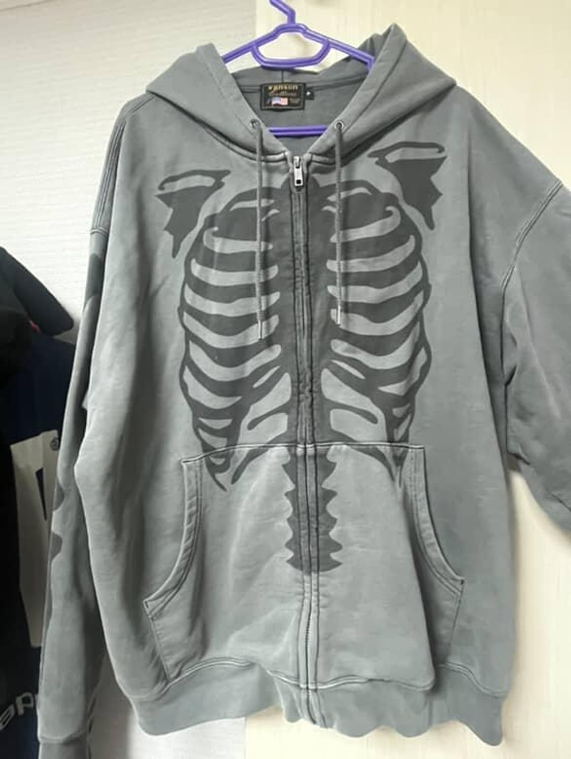 벤슨 레더 본 후드집업 상품이미지1