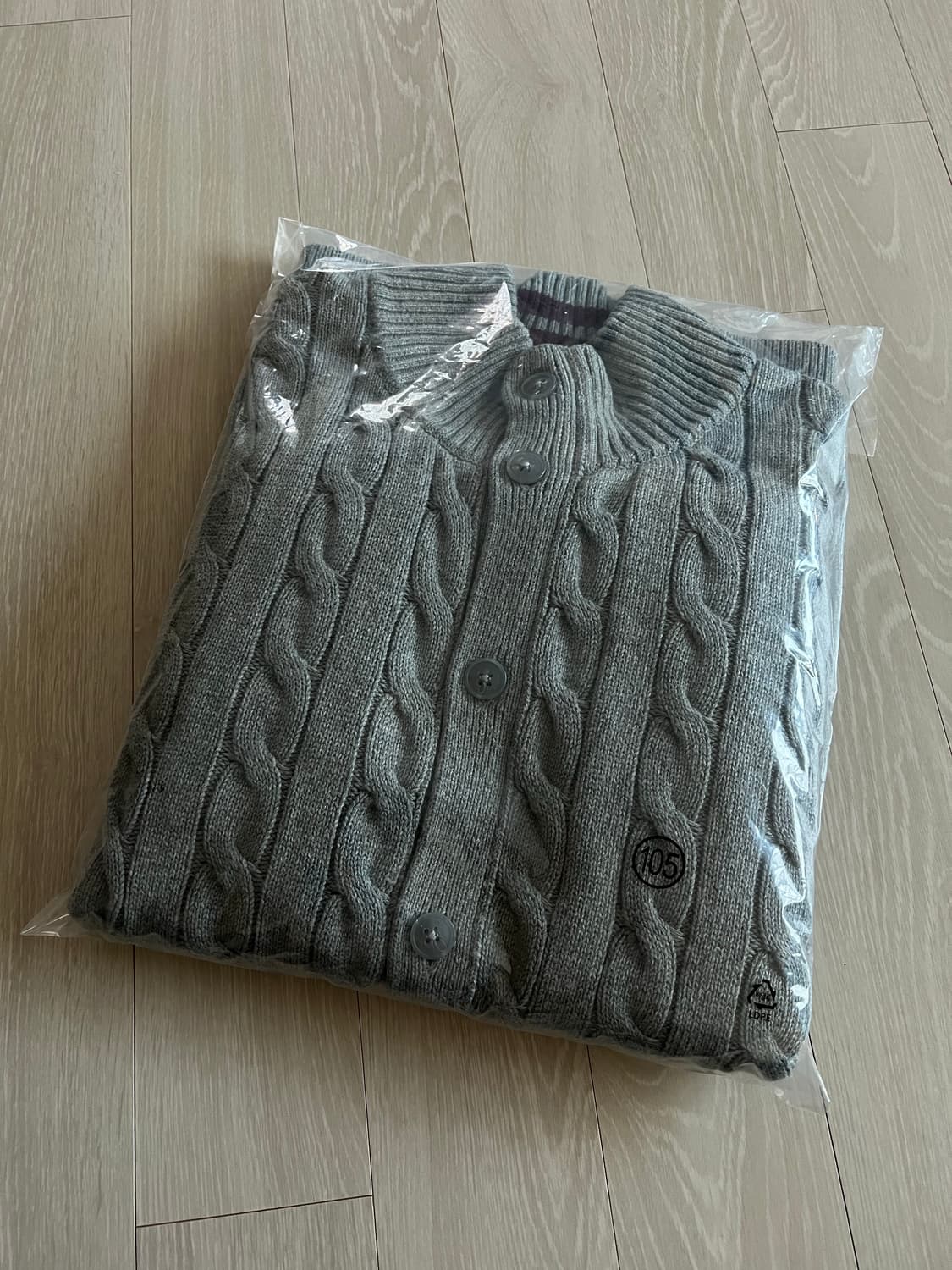 다니엘크레뮤 케이블 니트 가디건 105사이즈 새제품 상품이미지6