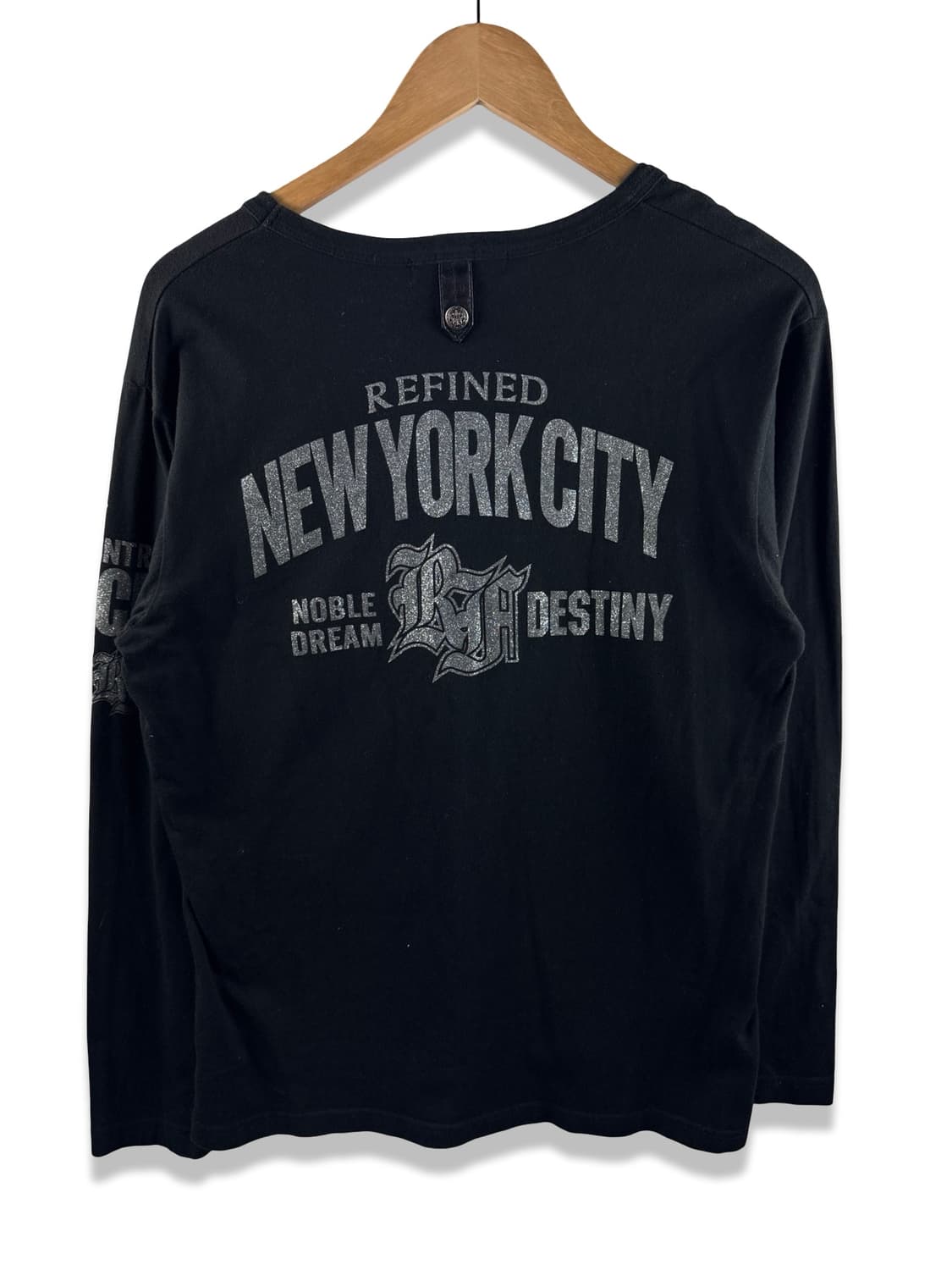 JPN Y2K 글리터 레터링 롱슬리브2569 상품이미지2