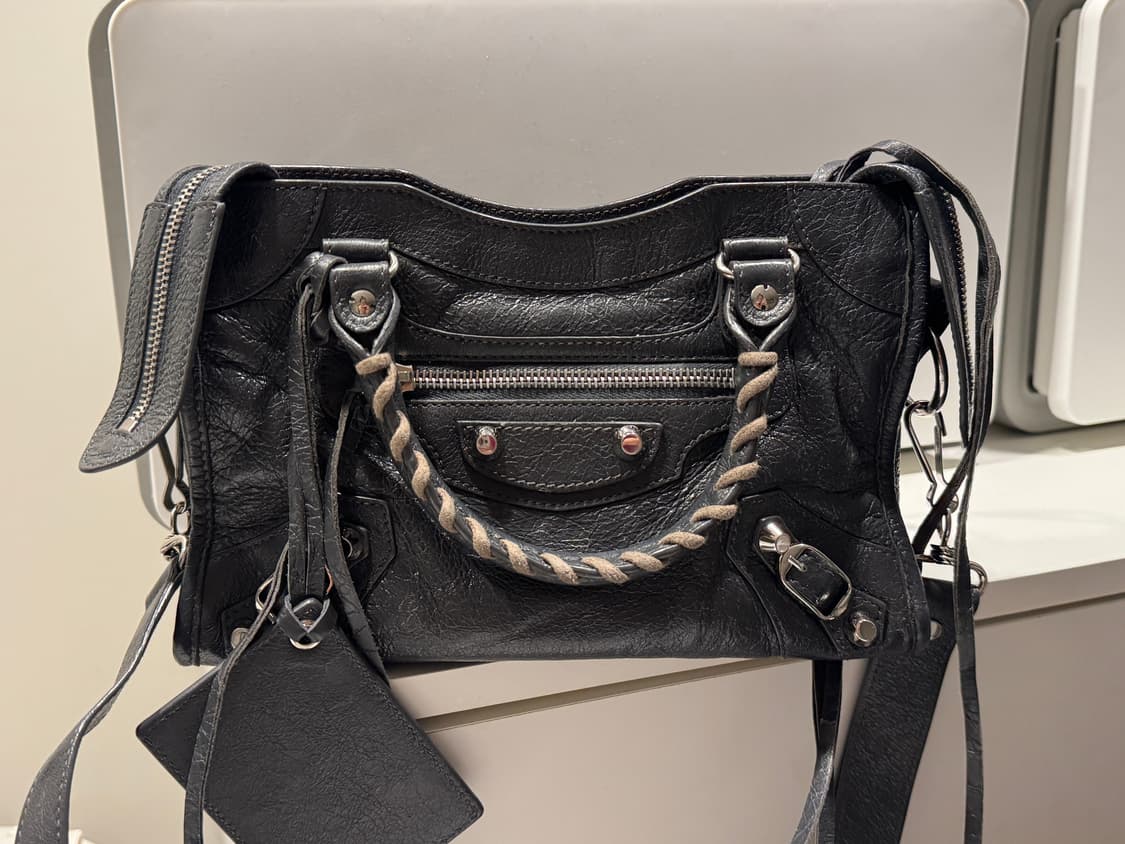 발렌시아가 모터 시티백 미니 다크그레이 상품이미지2