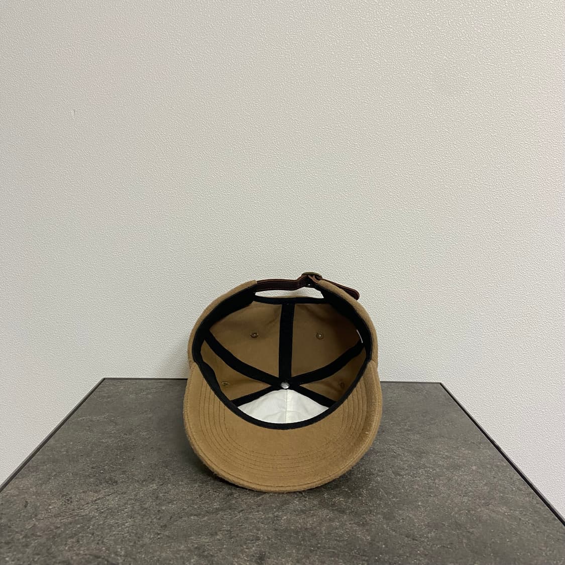 슈프림 클래식 로고 탄 베이지 볼캡 모자 6패널 캡 상품이미지5