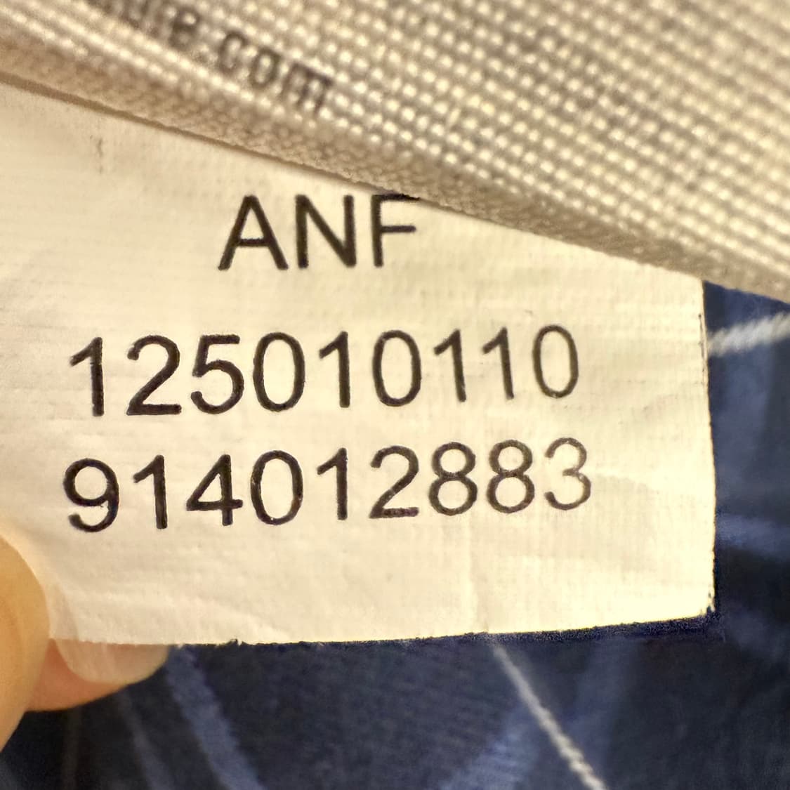 아베크롬비 블루 체크 셔츠 상품이미지7