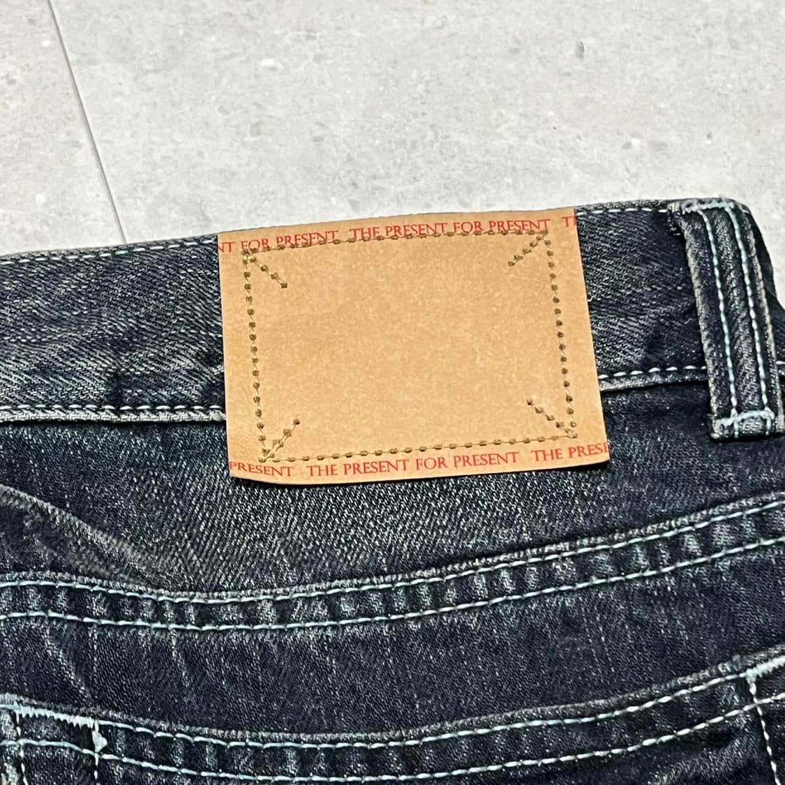 46 엘무드 진청 부츠컷 데님팬츠 상품이미지3