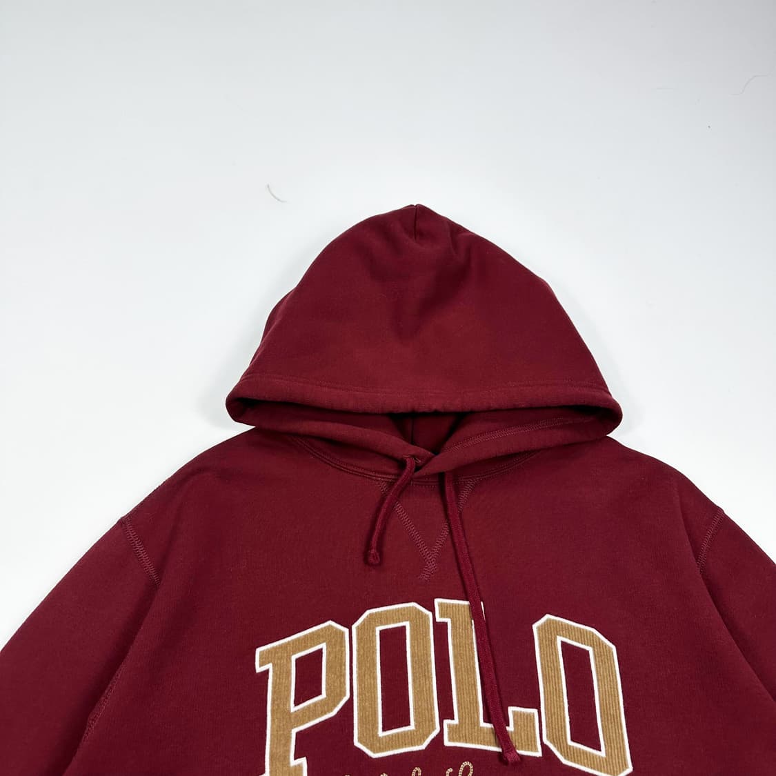 폴로 랄프로렌 클래식 후드티 버건디 L 상품이미지2