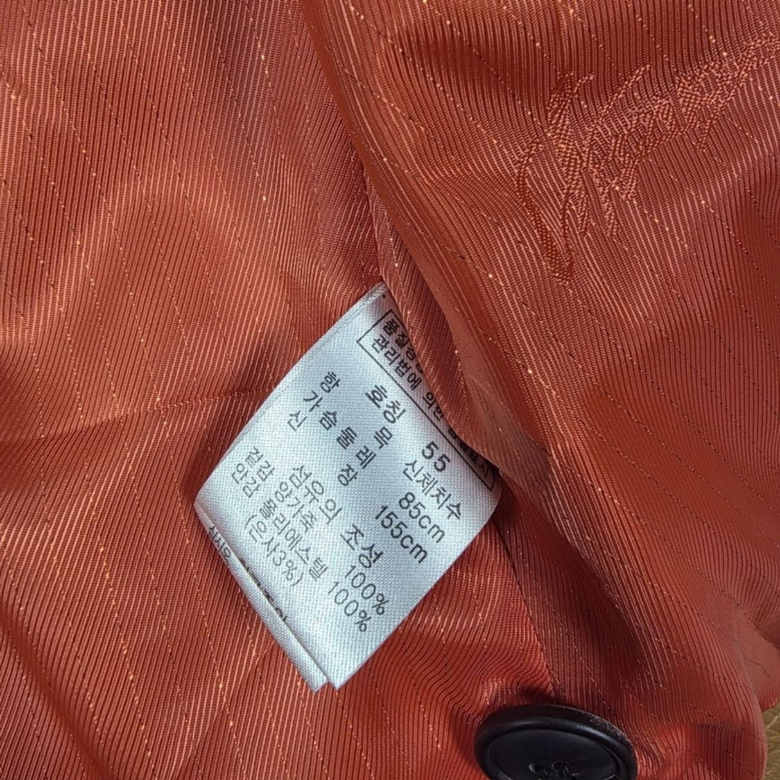 카루소 리얼 양가죽 100% 견장 숏 레더 자켓 55 상품이미지9