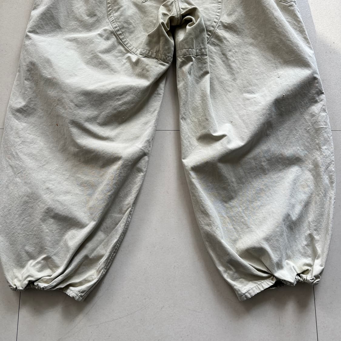 60s 영국 빈티지 하이웨이스트 워크 팬츠 (34) 상품이미지10