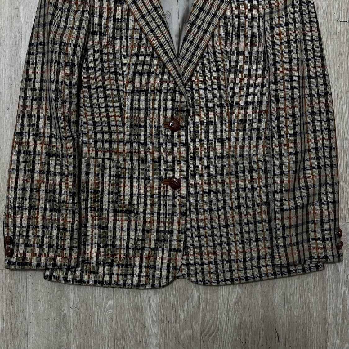 닥스 여성 클래식 체크 자켓 56 상품이미지3