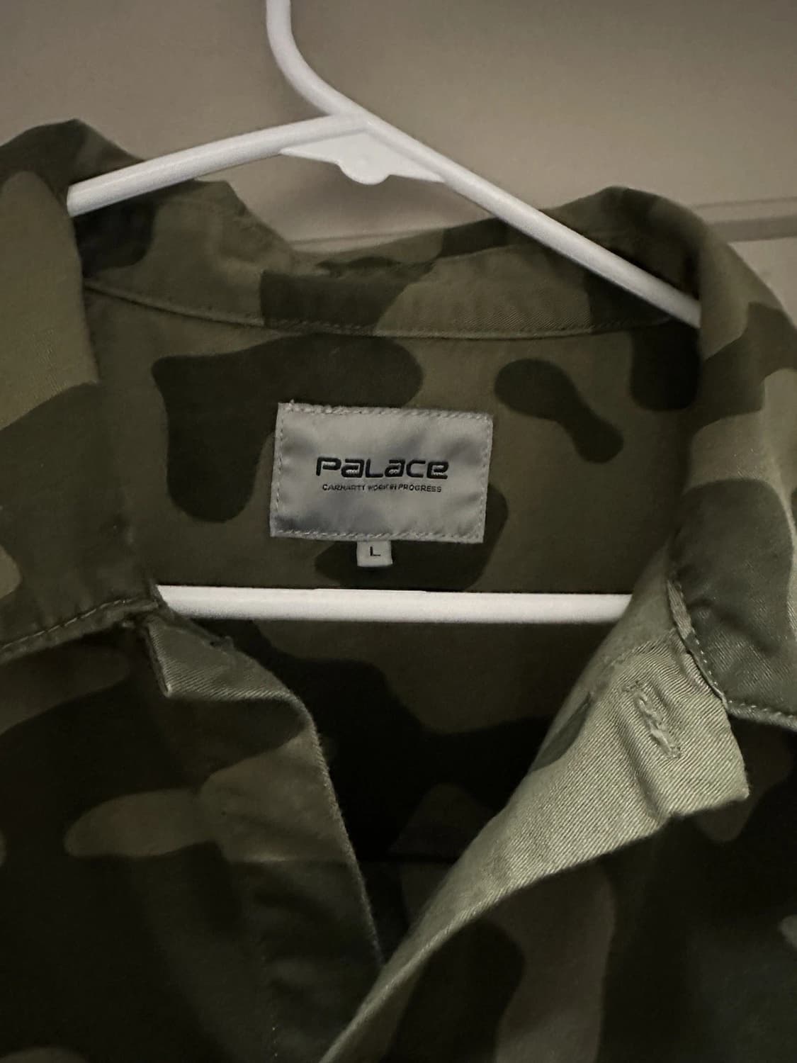 23FW 팔라스 x 칼하트 WIP 롱슬리브 마스터 셔츠 달러 그린 카모 상품이미지5