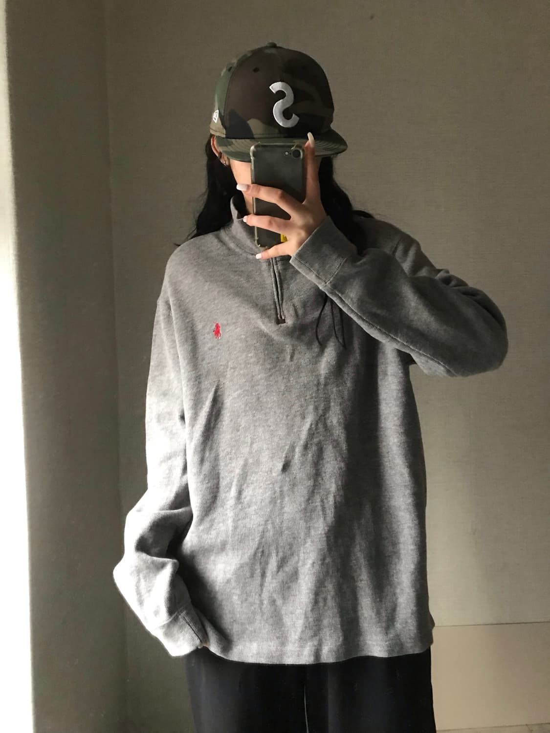 폴로 그레이 반집업 상품이미지4