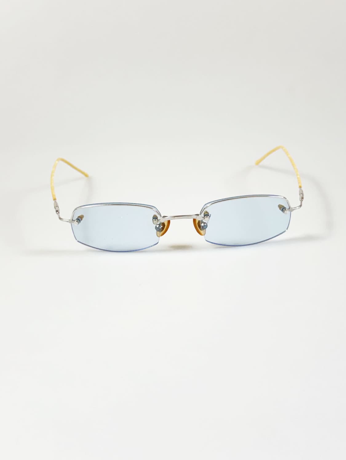 JEEP 실버 무테 스퀘어 메탈 빈티지 안경 상품이미지2