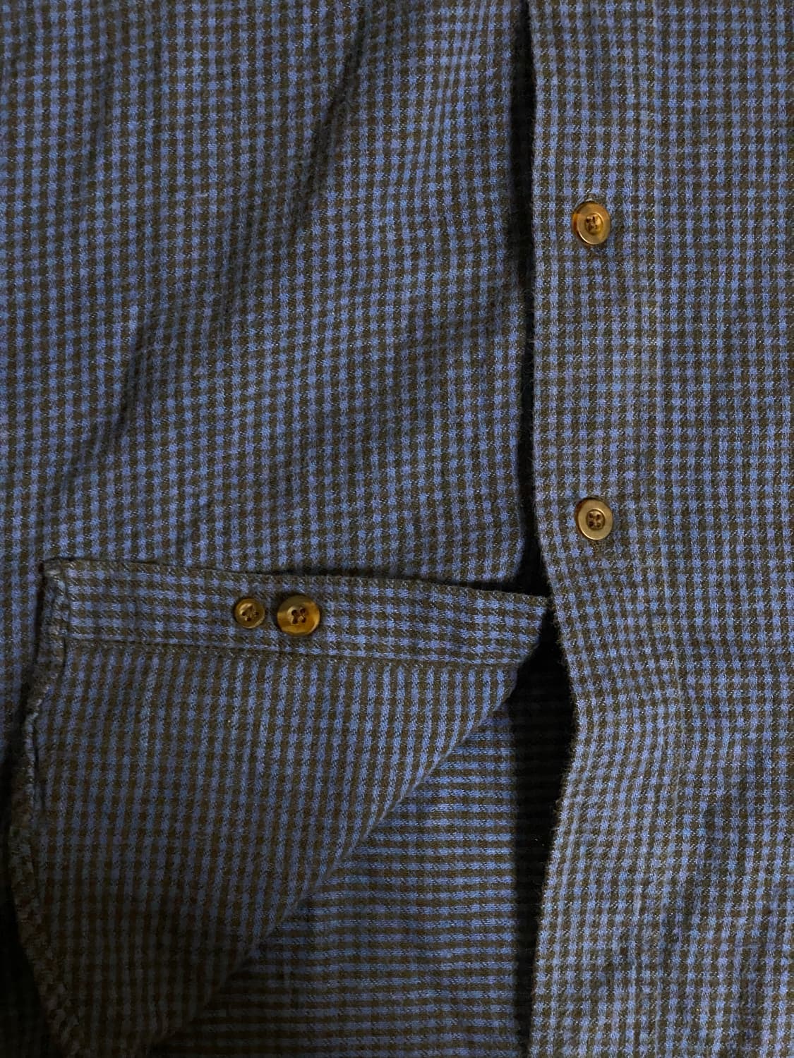 80s L.L.Bean Gingham Check Shirt 상품이미지8