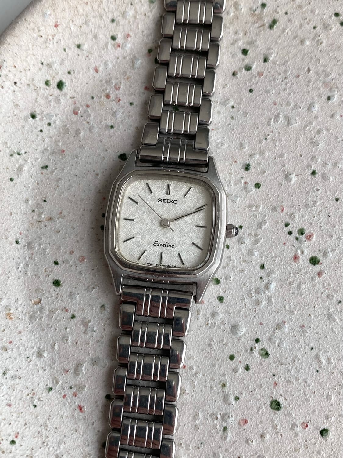 Seiko 세이코 exceline 엑셀린 스노우 스퀘어 쿼츠 상품이미지2