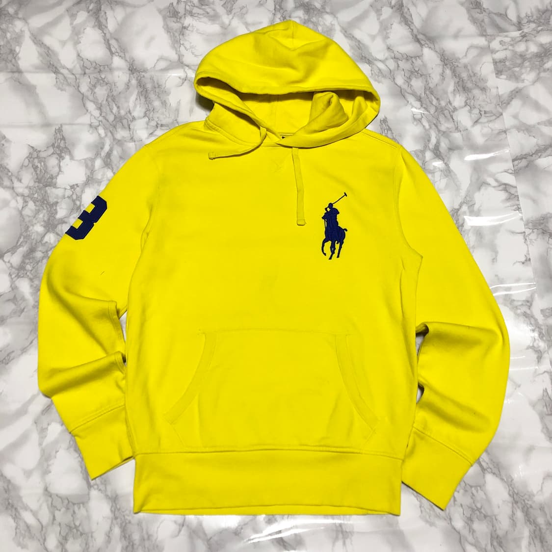 폴로 랄프로렌 빅포니 후드티 옐로우 상품이미지1