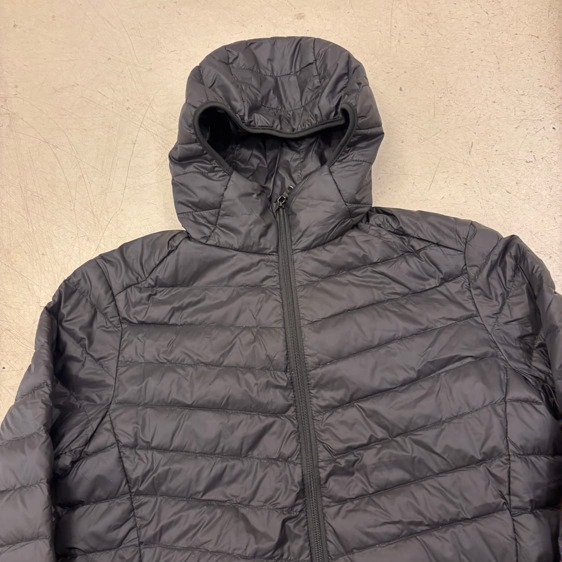 빈티지 블랙 경량패딩 상품이미지2