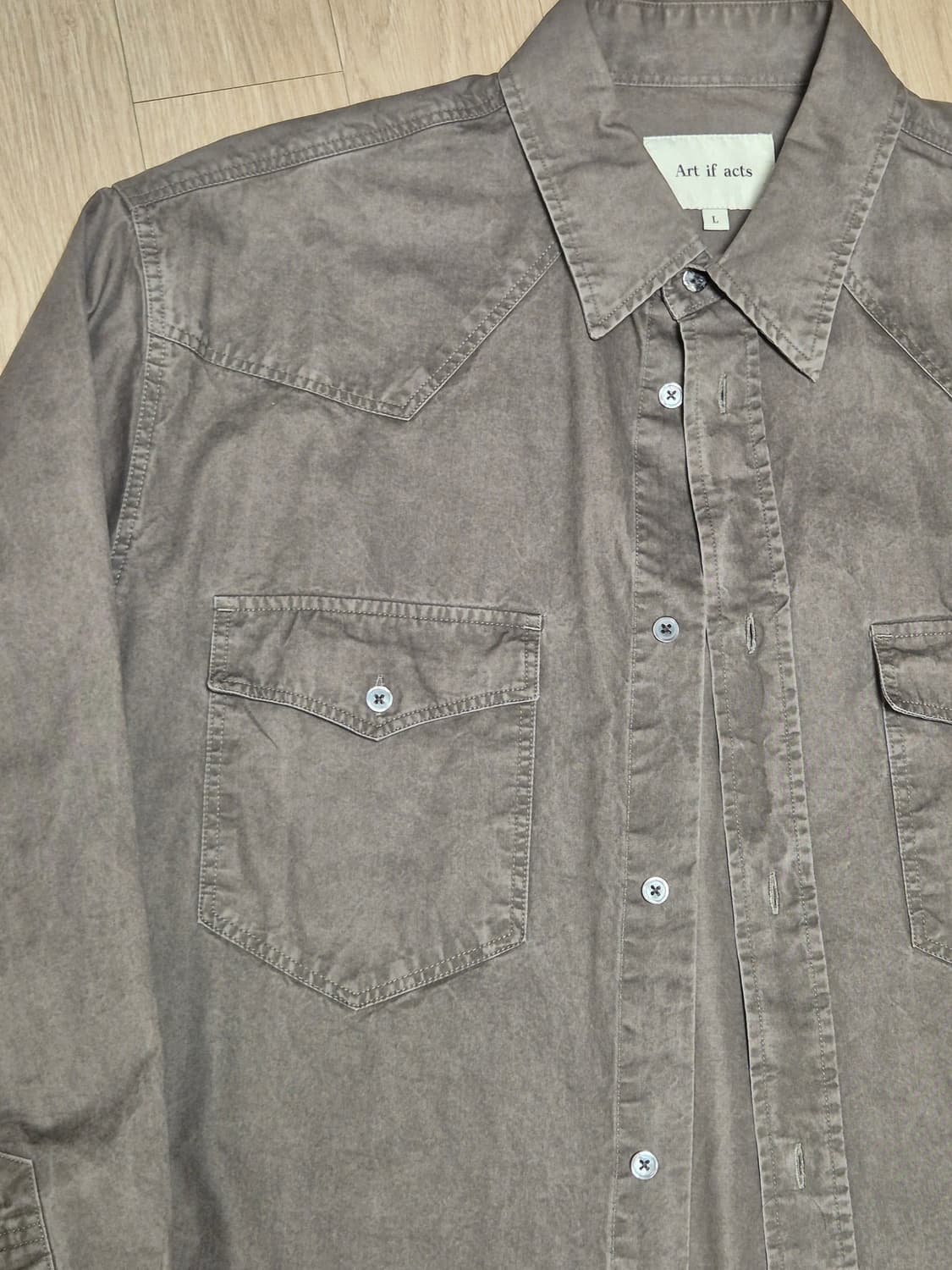 아트이프액츠 웨스턴 모스그레이 L 상품이미지3