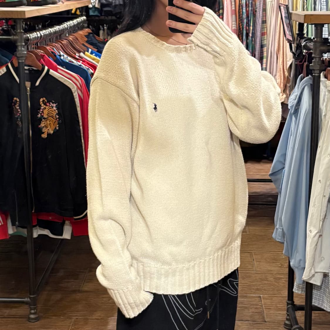 [HI] POLO 니트 아이보리 상품이미지4