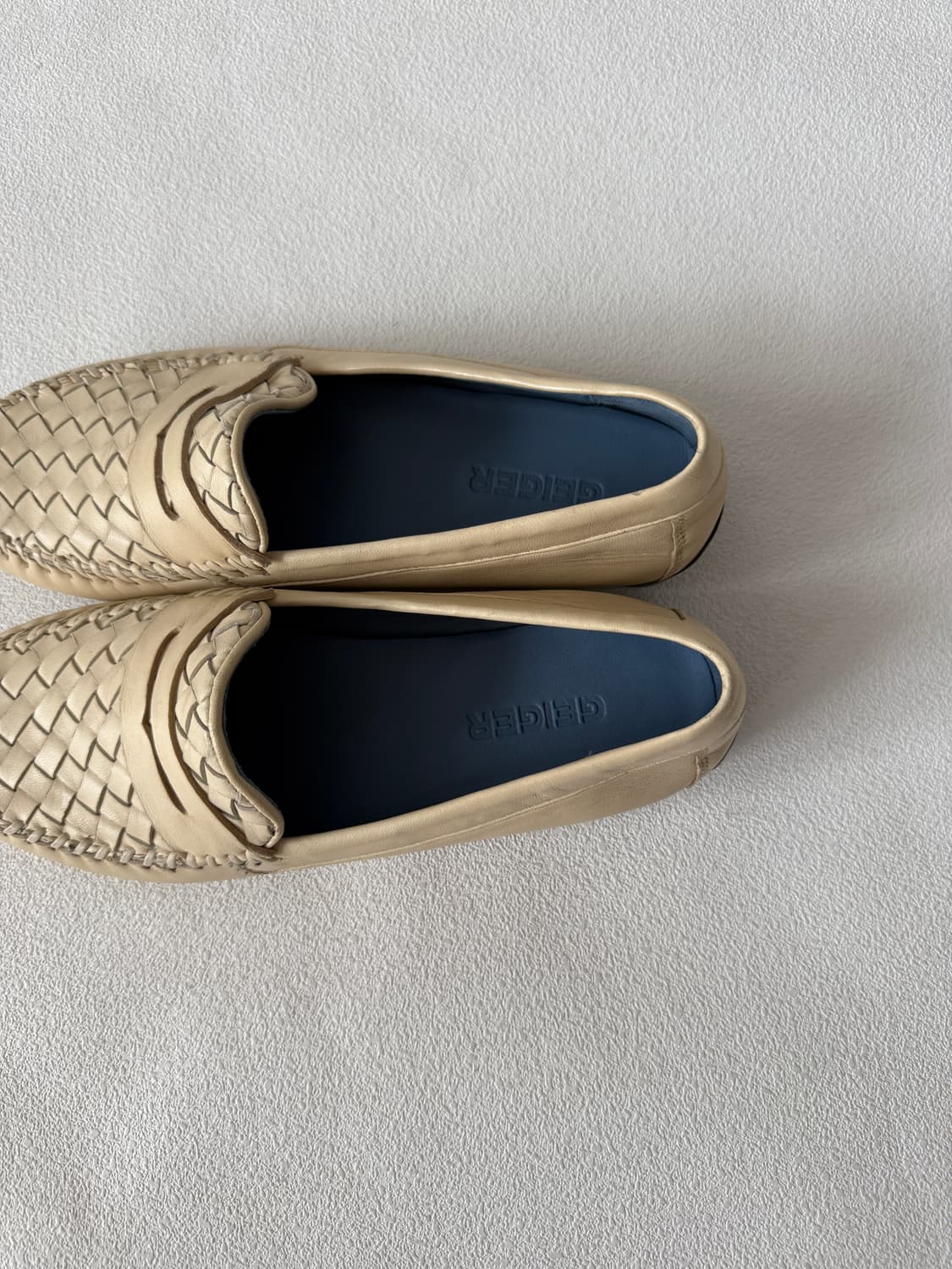 [UK6.5]가이거(GEIGER) 레더 위밍 로퍼(거의 새상품) 상품이미지7