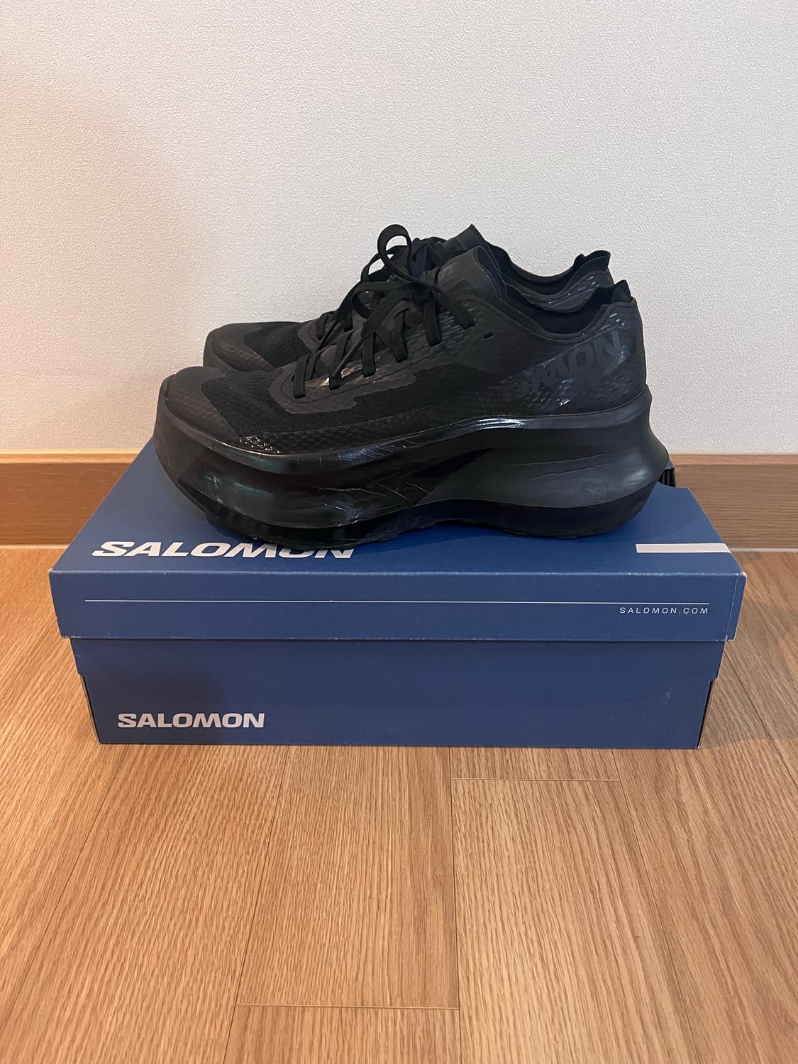 살로몬 꼼데가르송 판타즘 플랫폼 블랙 250 상품이미지2